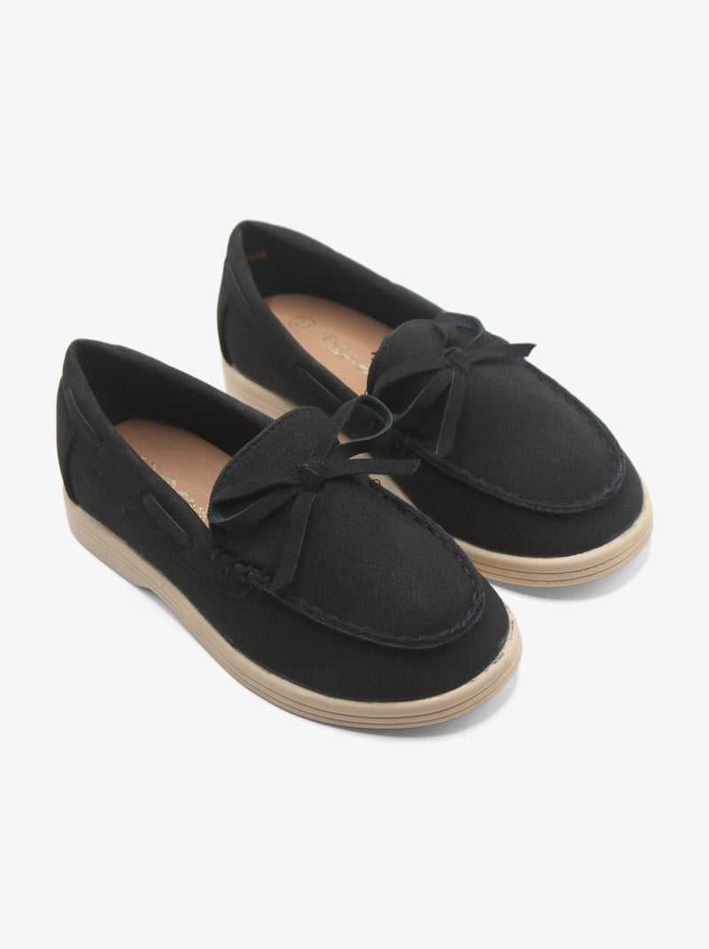 Mocassins à noeuds Noir - Kiabi