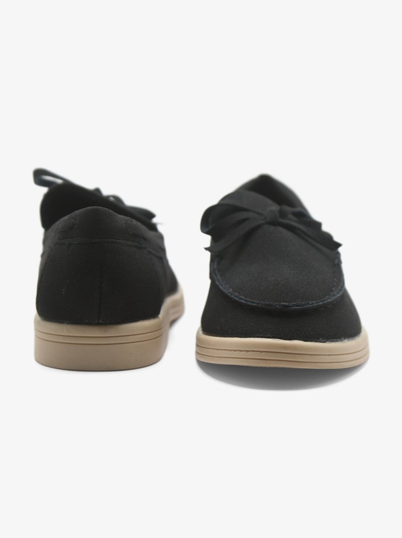 Mocassins à noeuds Noir - Kiabi