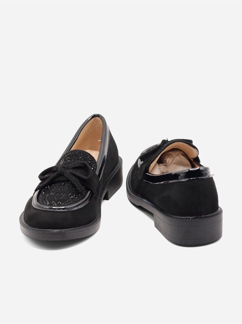 Mocassins à noeuds Noir - Kiabi