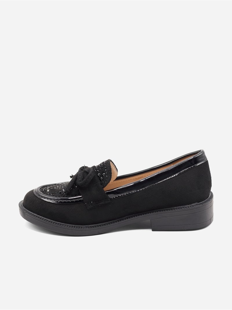 Mocassins à noeuds Noir - Kiabi