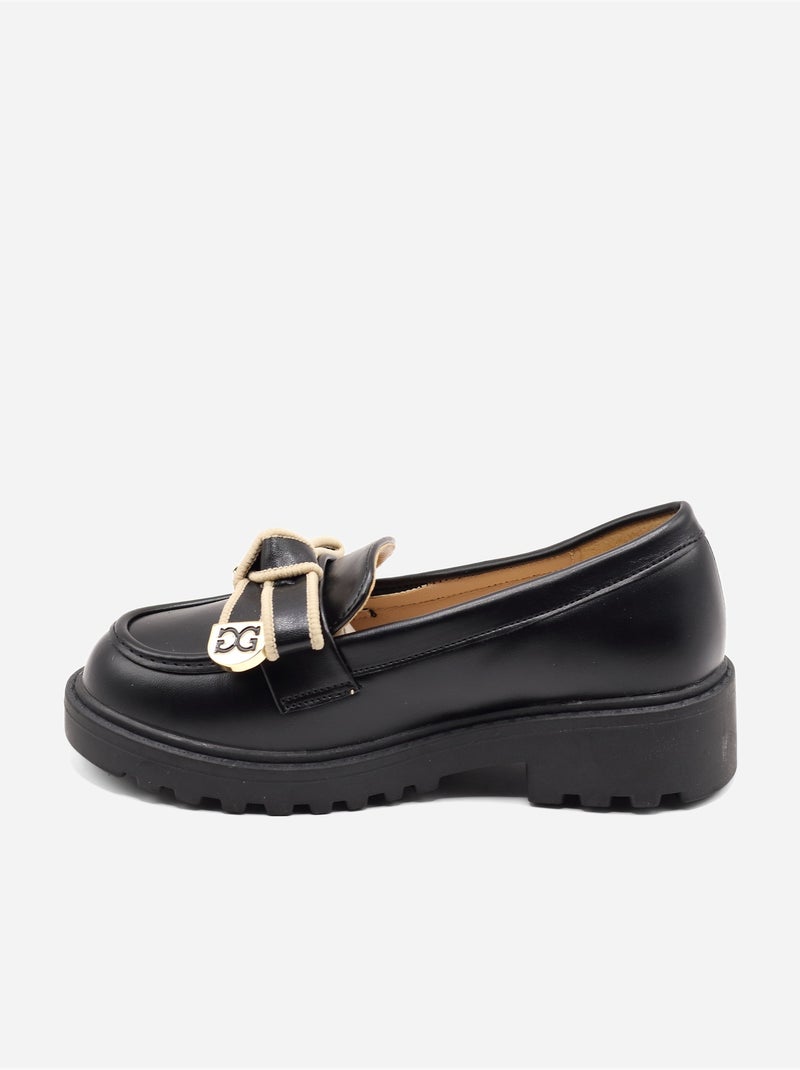 Mocassins à noeuds Noir - Kiabi