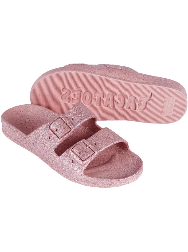 Mocassins à paillette Femme Cuivre - Kiabi