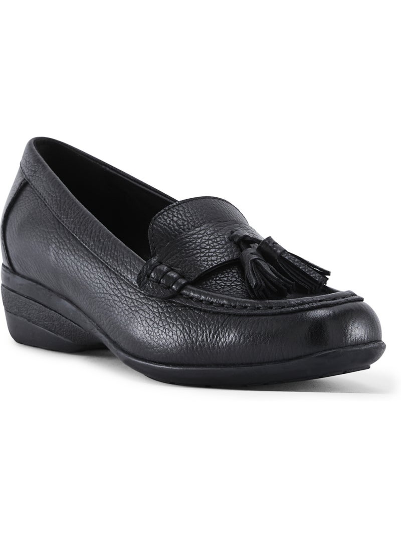 Mocassins à pampilles bout rond - pediconfort Noir Noir - Kiabi