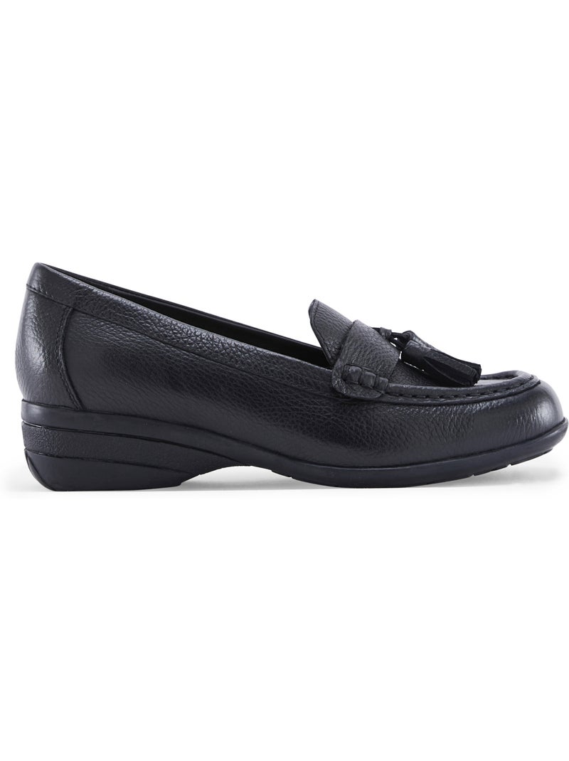 Mocassins à pampilles bout rond - pediconfort Noir Noir - Kiabi