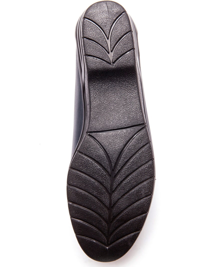 Mocassins à plateau lisse - PEDICONFORT Bleu marine - Kiabi