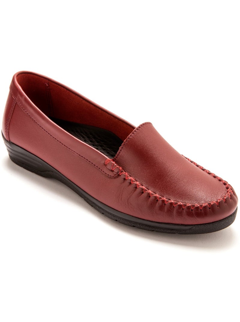 Mocassins à plateau lisse - PEDICONFORT Bordeaux - Kiabi