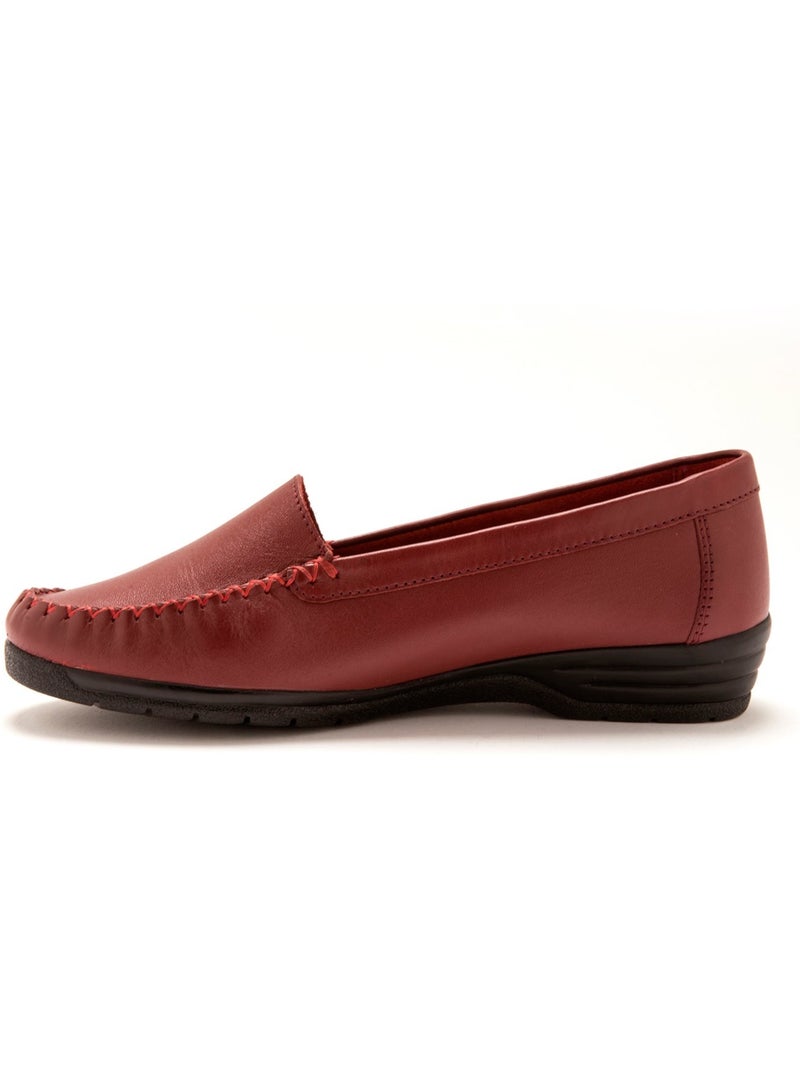 Mocassins à plateau lisse - PEDICONFORT Bordeaux - Kiabi