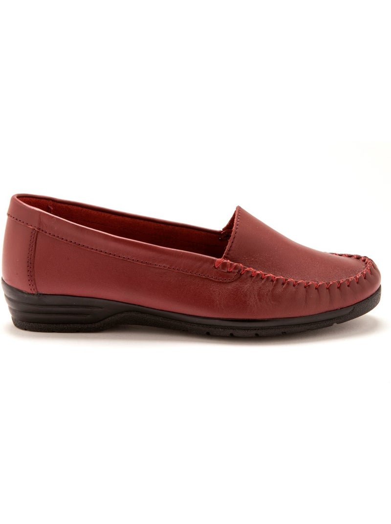 Mocassins à plateau lisse - PEDICONFORT Bordeaux - Kiabi