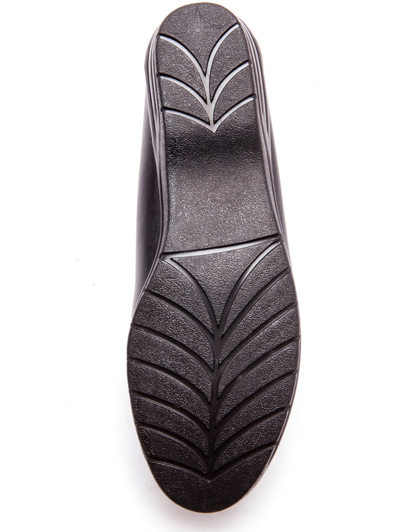 Mocassins à plateau lisse - PEDICONFORT Noir Noir - Kiabi
