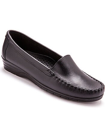 Mocassins à plateau lisse