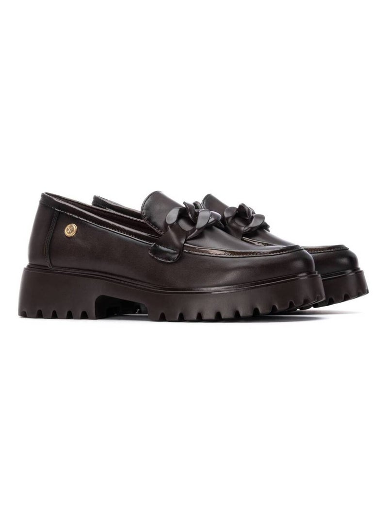 Mocassins à plateforme femme Marron - Kiabi