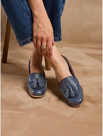 Mocassins à pompons femme - PEDICONFORT