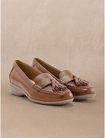 Mocassins à pompons femme - PEDICONFORT