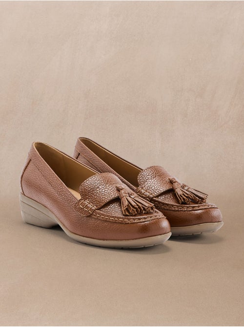 Mocassins à pompons femme - PEDICONFORT - Kiabi
