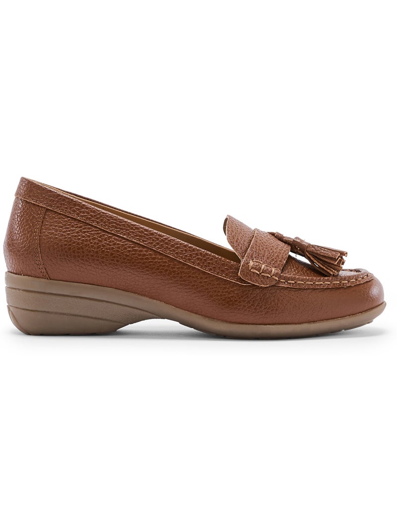 Mocassins à pompons femme - PEDICONFORT Marron - Kiabi