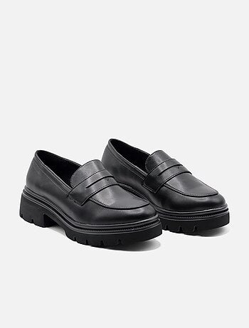 Mocassins à semelle épaisse