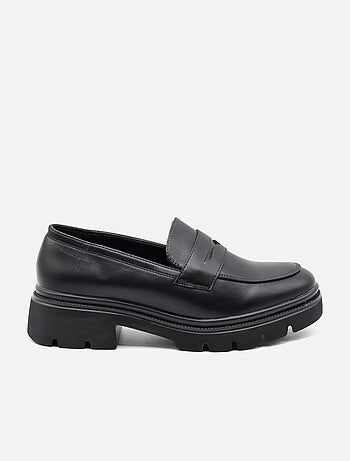 Mocassins à semelle épaisse
