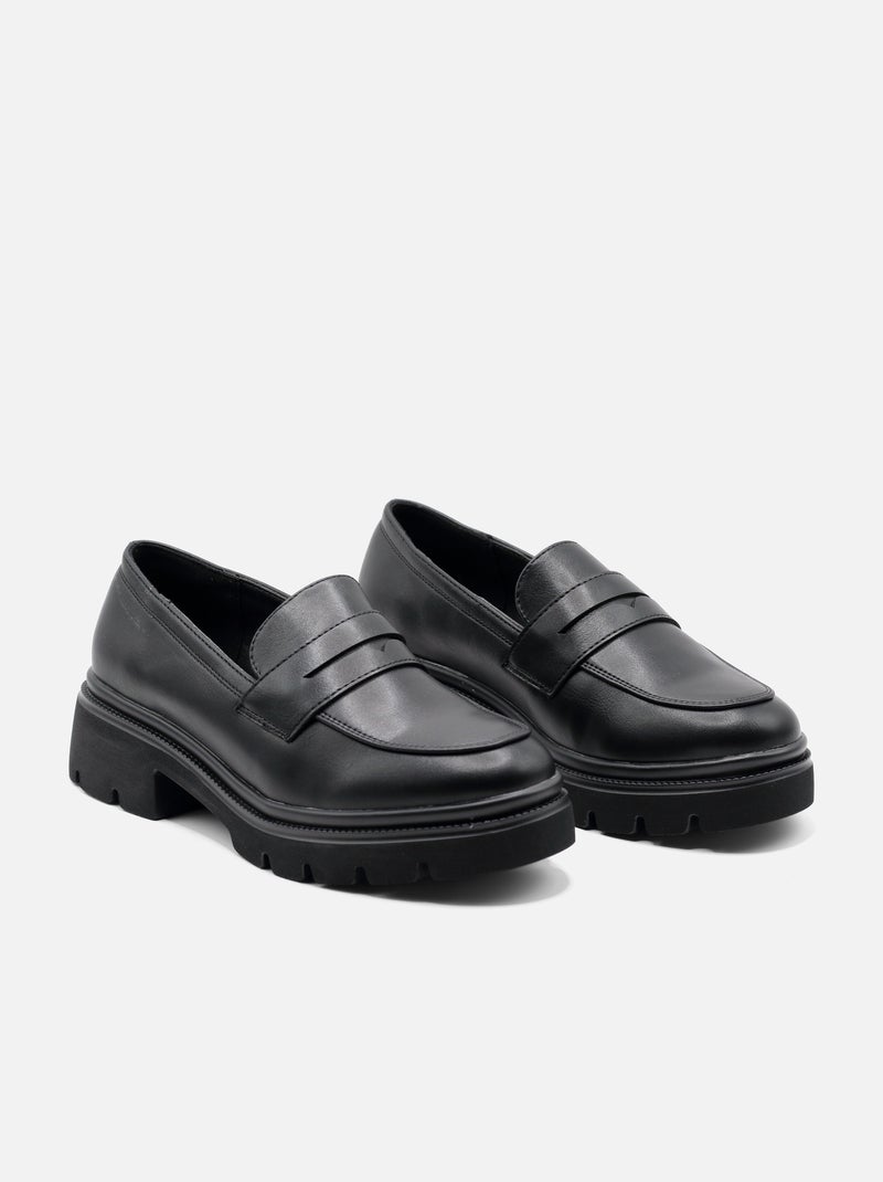 Mocassins à semelle épaisse