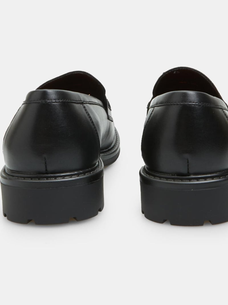 Mocassins à semelle track BATA Noir - Kiabi