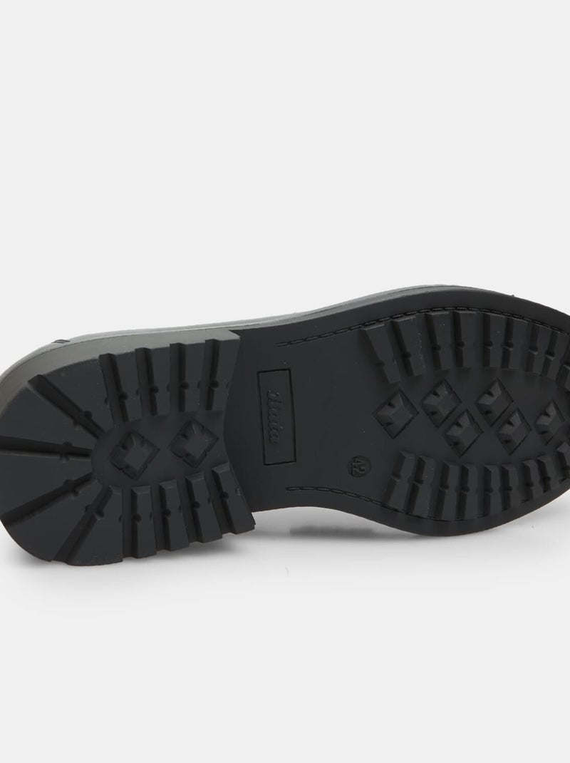Mocassins à semelle track BATA Noir - Kiabi