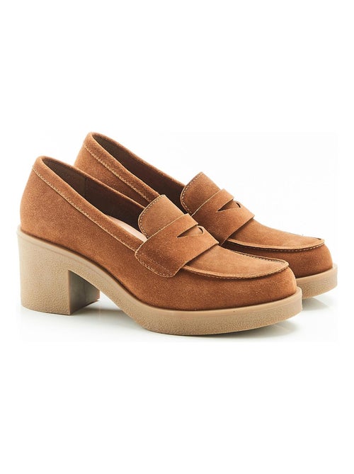 Mocassins à talon Amortyl - Damart - Kiabi