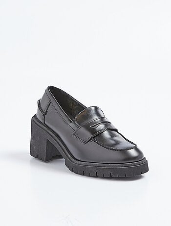 Mocassins à talon avec semelle crantée - AFIBEL