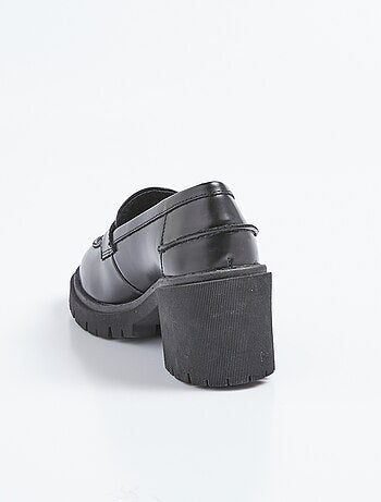 Mocassins à talon avec semelle crantée - AFIBEL