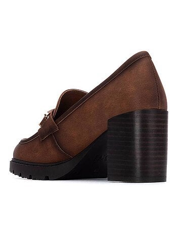 Mocassins à talon femme
