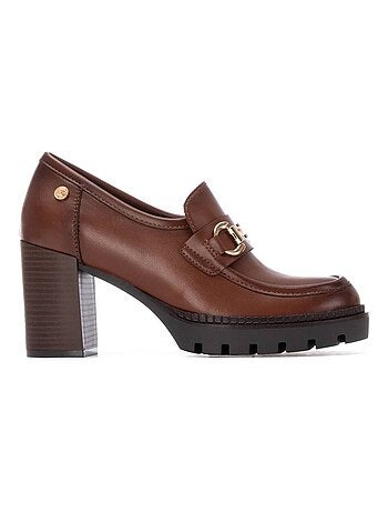 Mocassins à talon femme