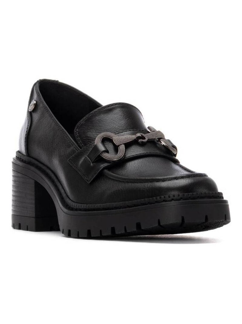 Mocassins à talon femme Noir - Kiabi