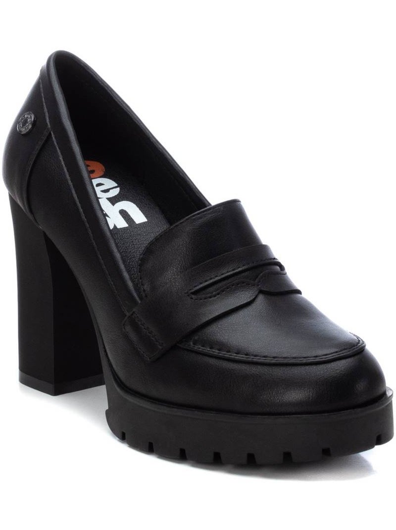 Mocassins à talon femme Noir - Kiabi