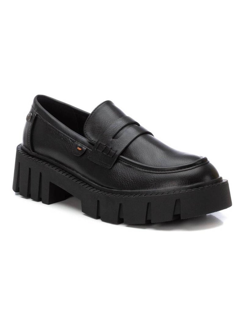 Mocassins à talon femme Noir - Kiabi