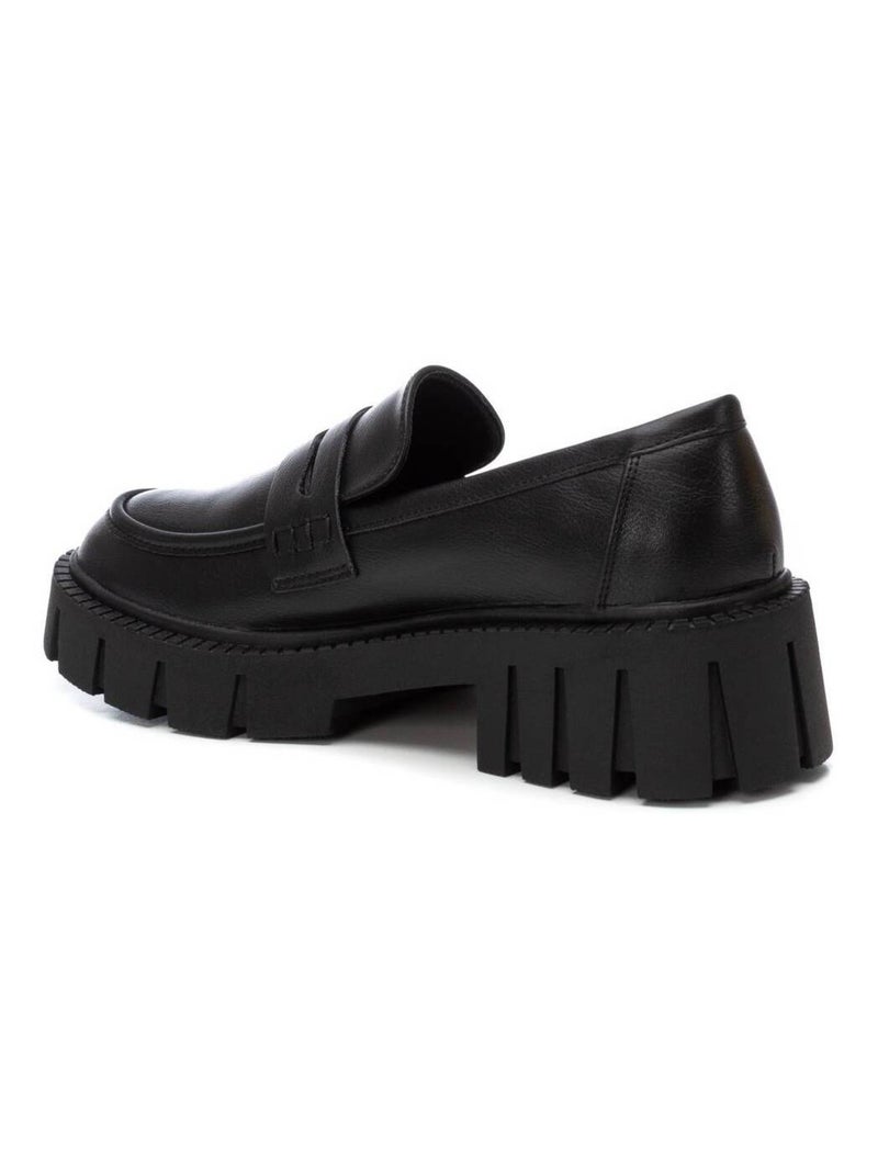 Mocassins à talon femme Noir - Kiabi