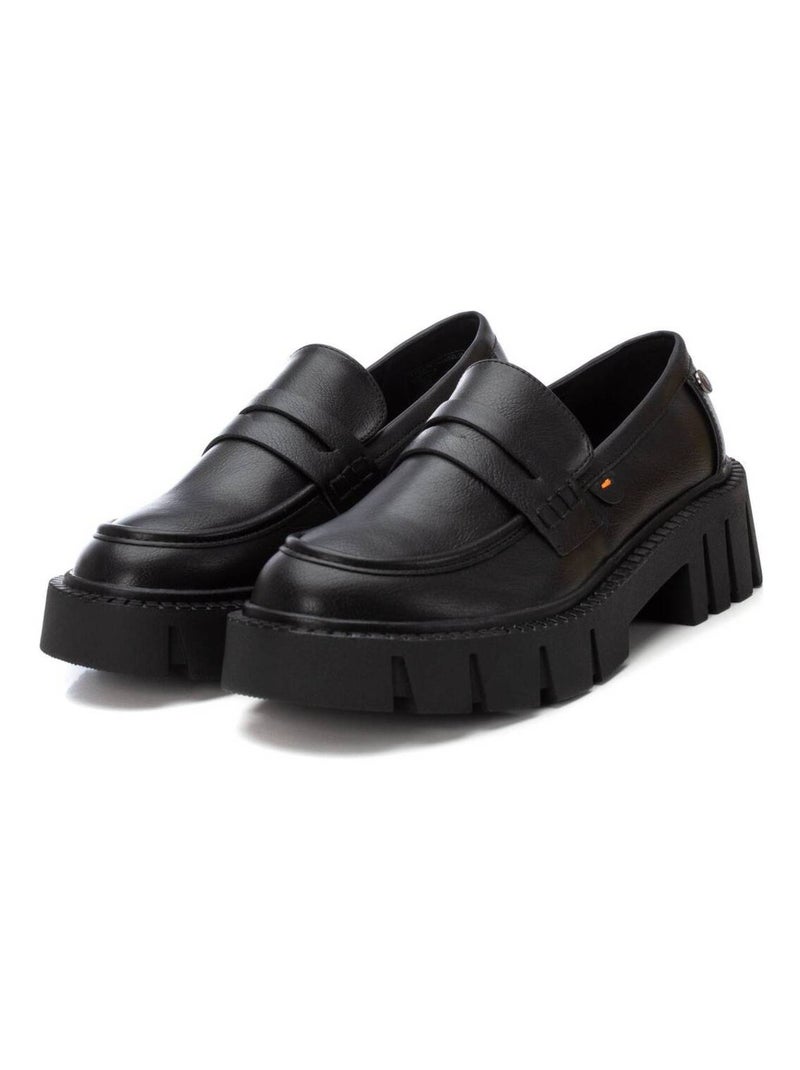 Mocassins à talon femme Noir - Kiabi