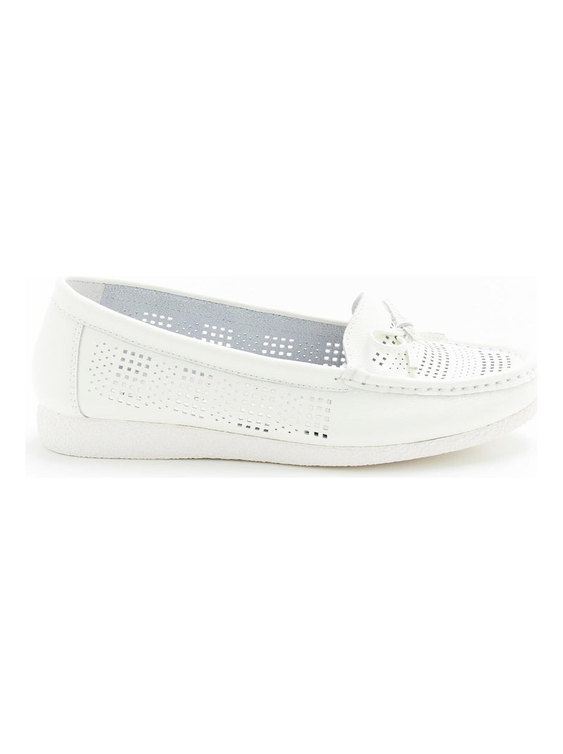 Mocassins ajourés - Damart Marron - Kiabi