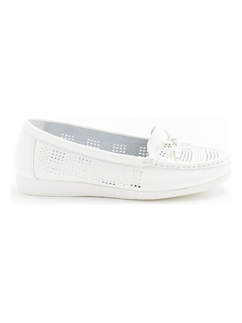 Mocassins ajourés - Damart Marron - Kiabi