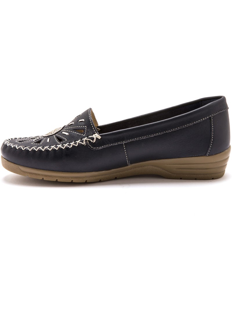 Mocassins ajourés - PEDICONFORT Bleu - Kiabi