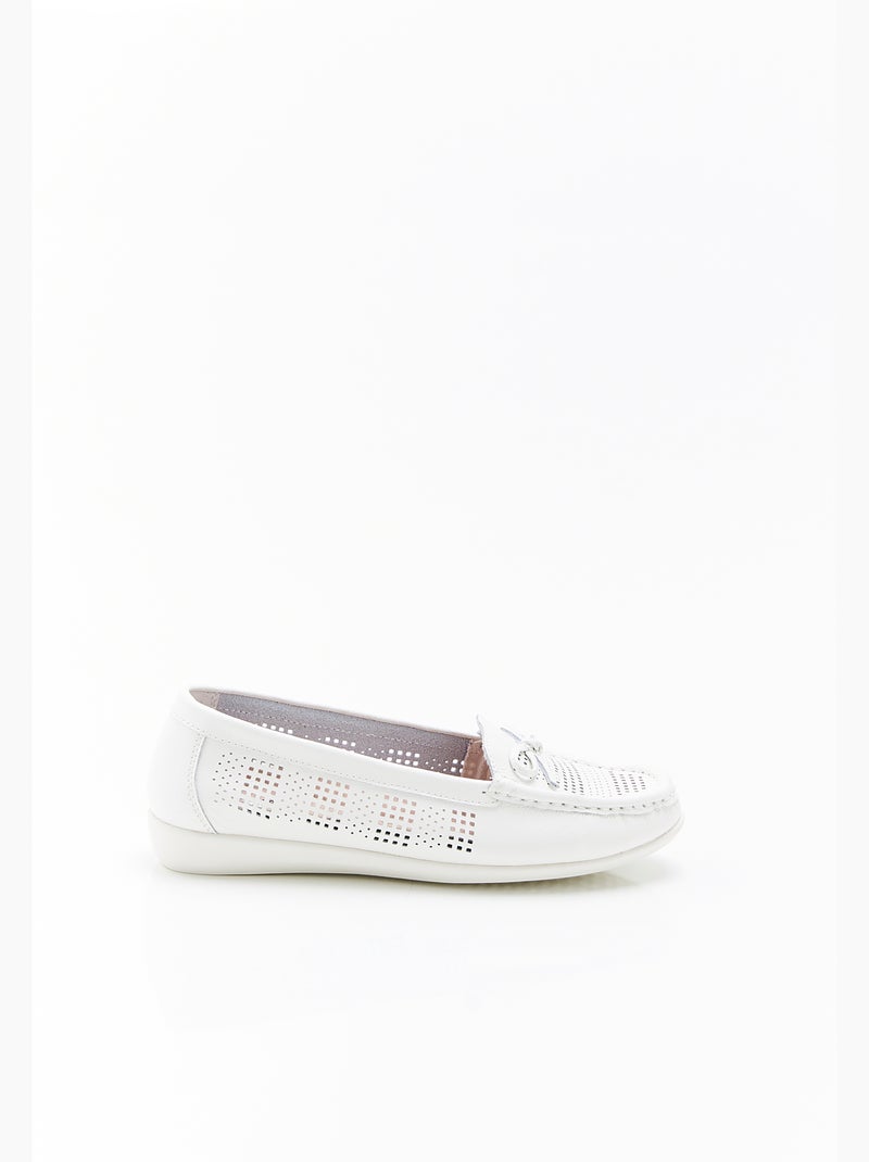 Mocassins ajourés Climatyl - Damart Marron - Kiabi
