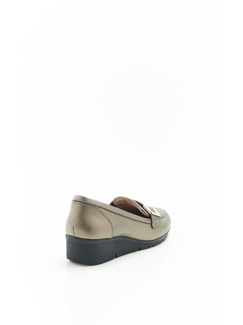 Mocassins amortyl boucle fantaisie - damart Marron - Kiabi