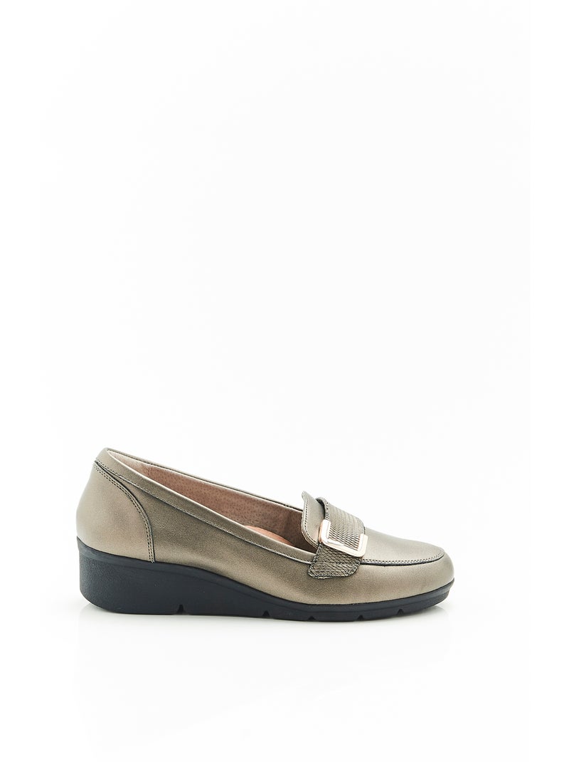 Mocassins amortyl boucle fantaisie - damart Marron - Kiabi