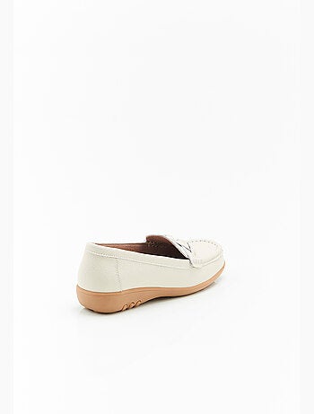 Mocassins amortyl dessus croûte de cuir grainé - damart