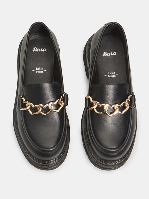 Mocassins avec chaîne BATA - Kiabi