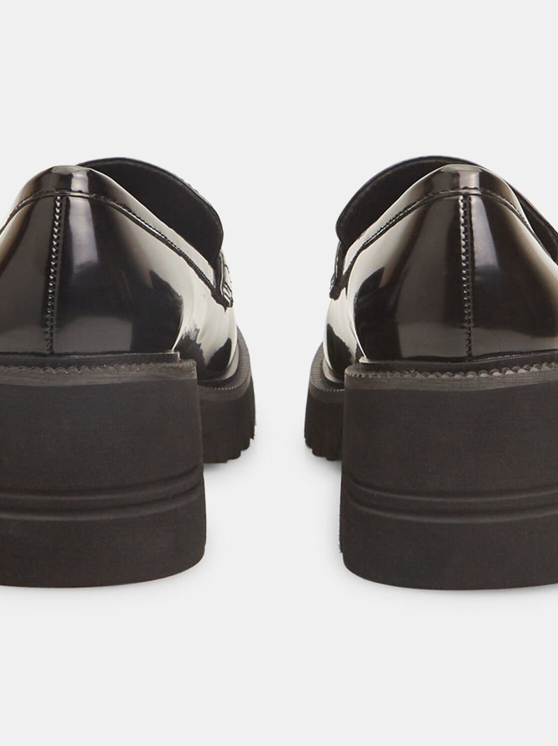 Mocassins avec semelle track BATA Noir - Kiabi