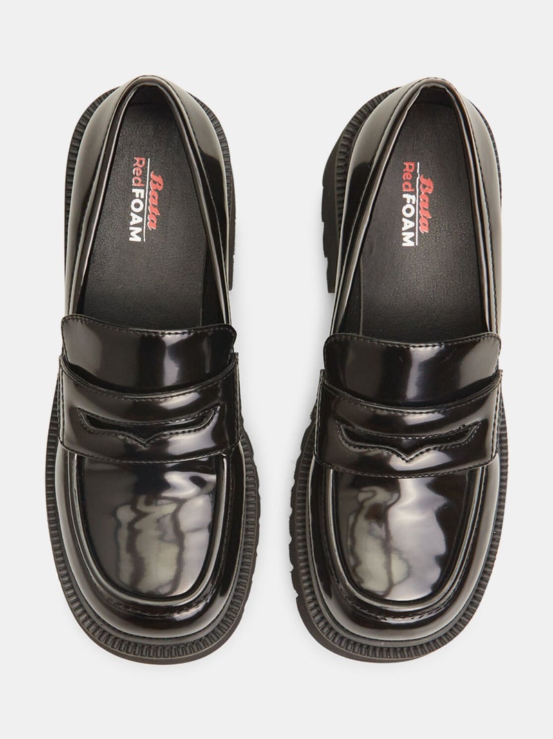 Mocassins avec semelle track BATA Noir - Kiabi