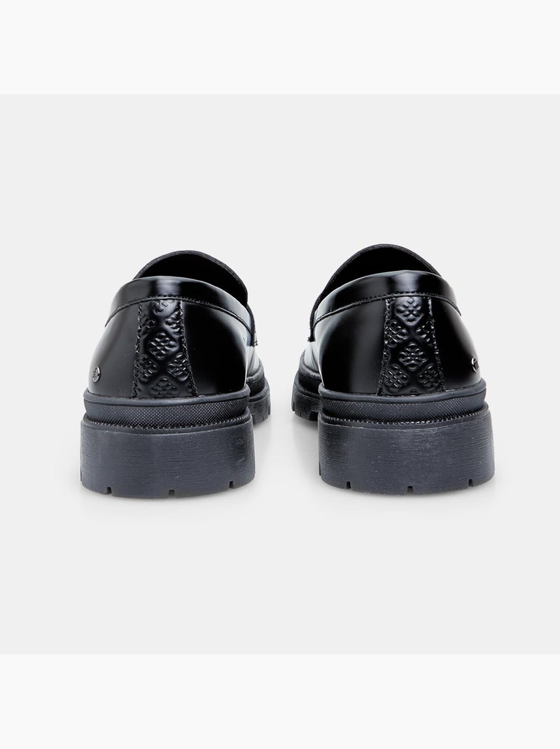 Mocassins avec semelle track BATA Noir - Kiabi