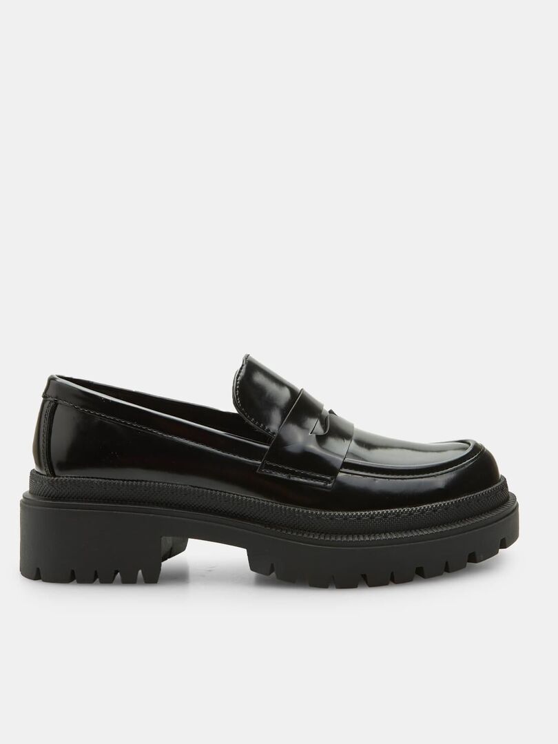 Mocassins avec semelles crantées BATA Noir - Kiabi