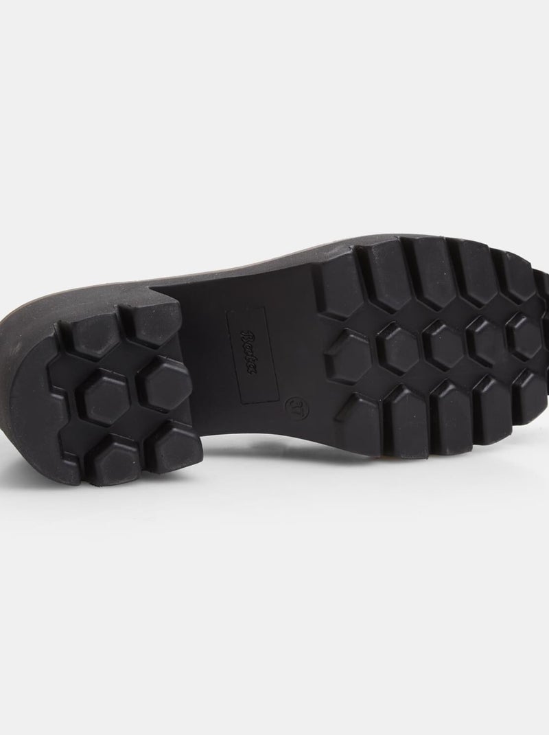 Mocassins avec talon BATA Marron - Kiabi