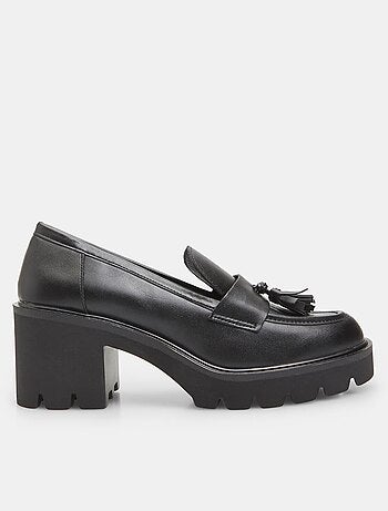 Mocassins avec talon bata
