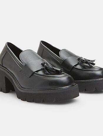 Mocassins avec talon bata