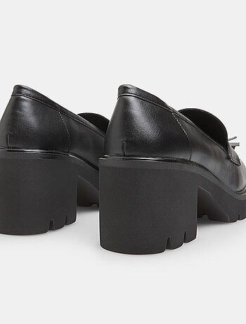 Mocassins avec talon bata